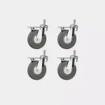 Kit de 4 Ruedas para Patas de Bandeja